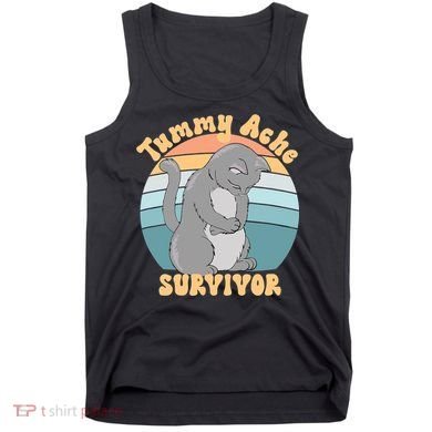 Tummy Ache Survivor Cat Tank Top