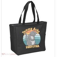 Tummy Ache Survivor Cat Tote Bag thumb 2