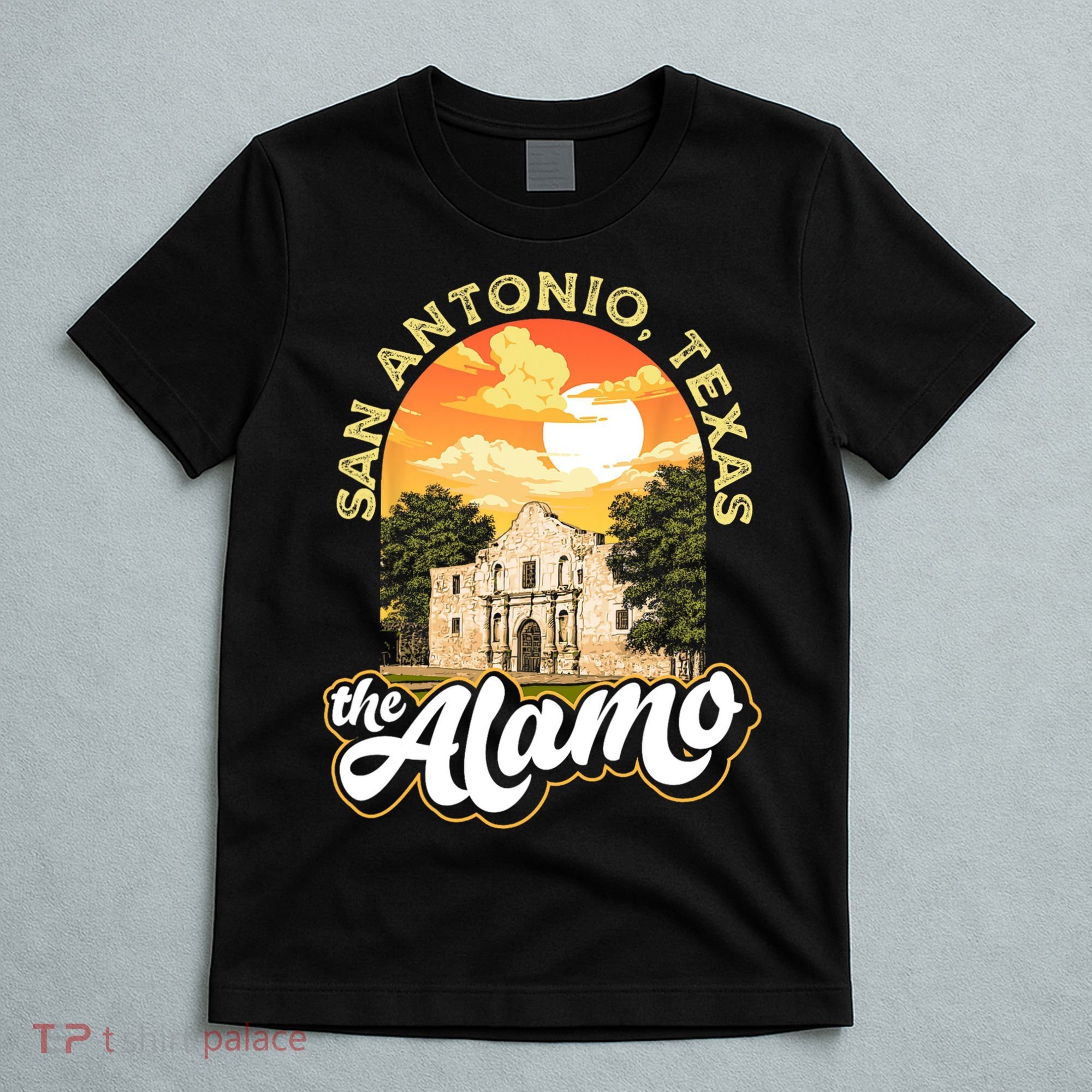 The Alamo San Antonio Texas Mission Vintage Retro Remember T-Shirt