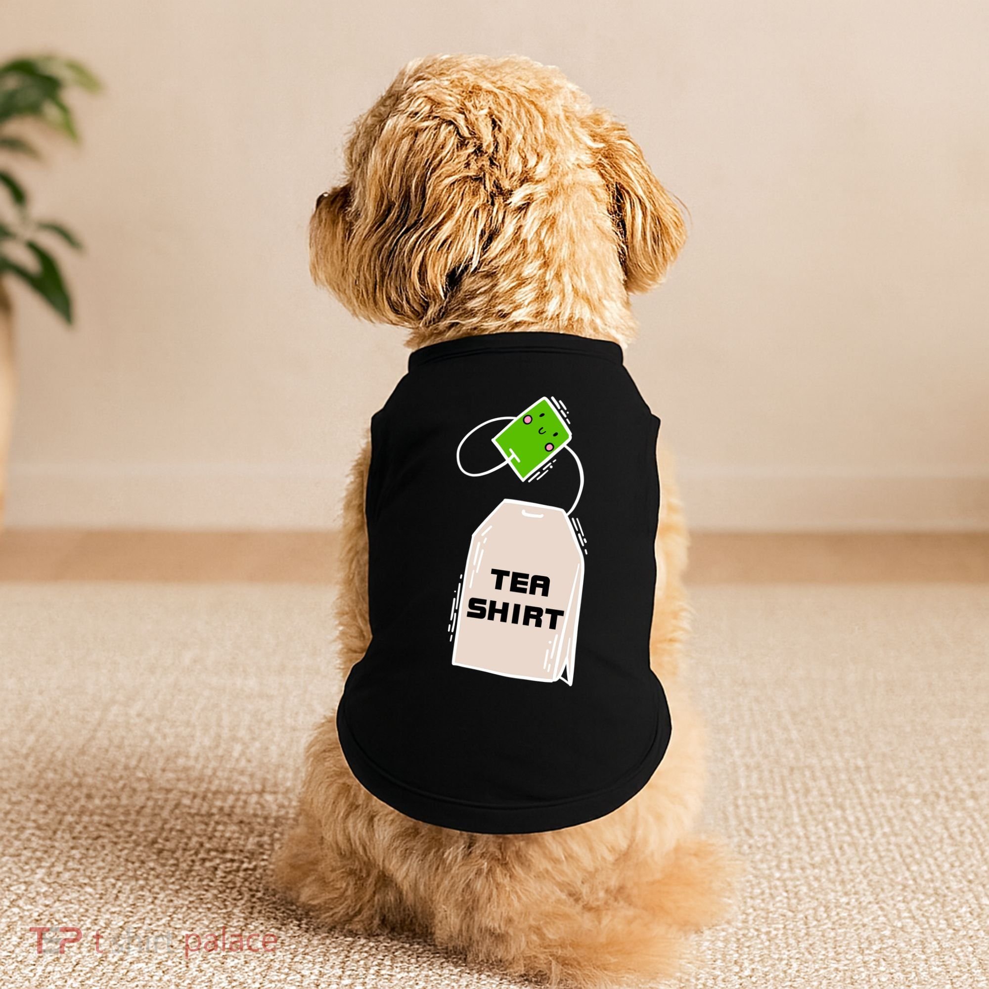 Tea Shirt Cute Tea Bag Doggie Tank