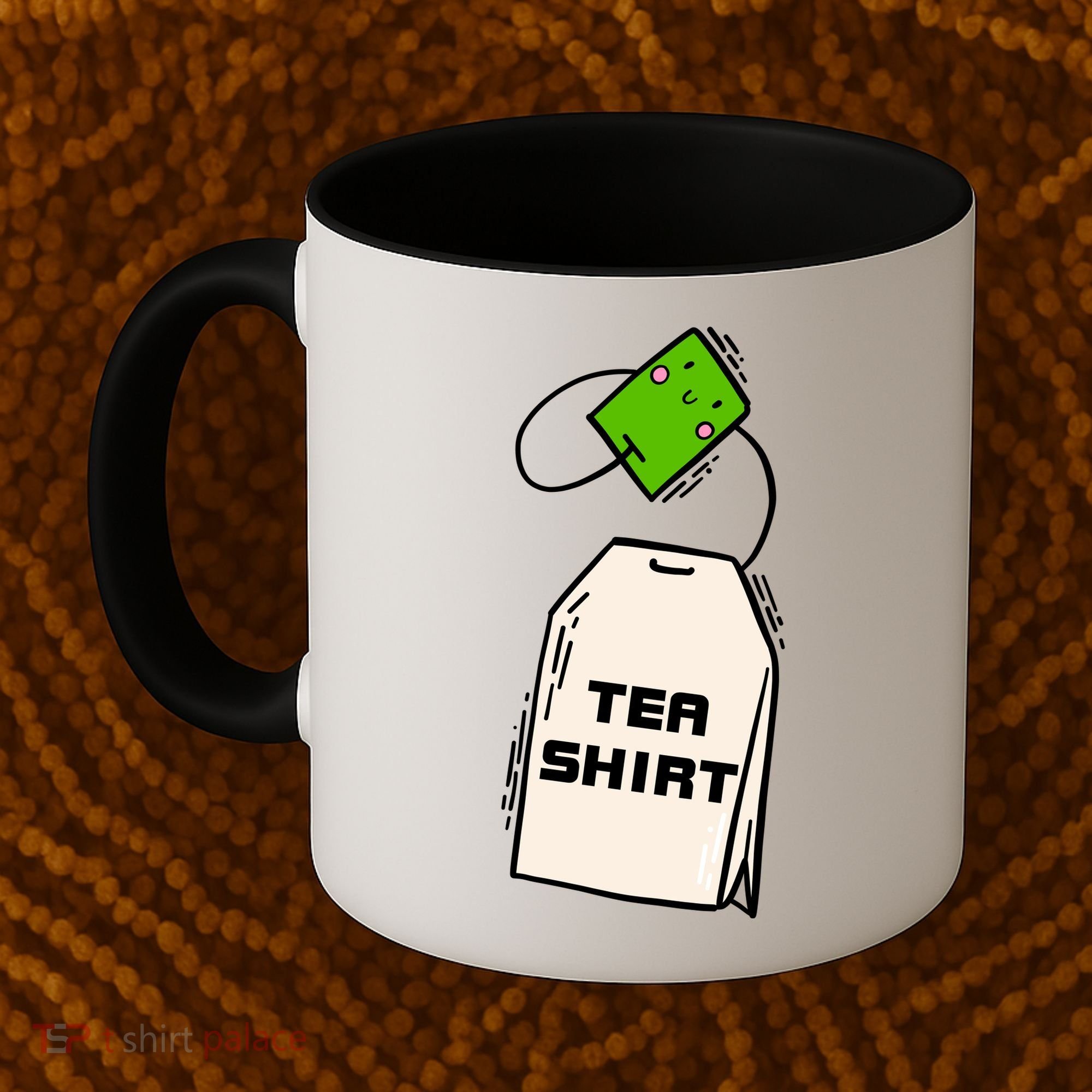 Tea Shirt Cute Tea Bag Coffee Mug