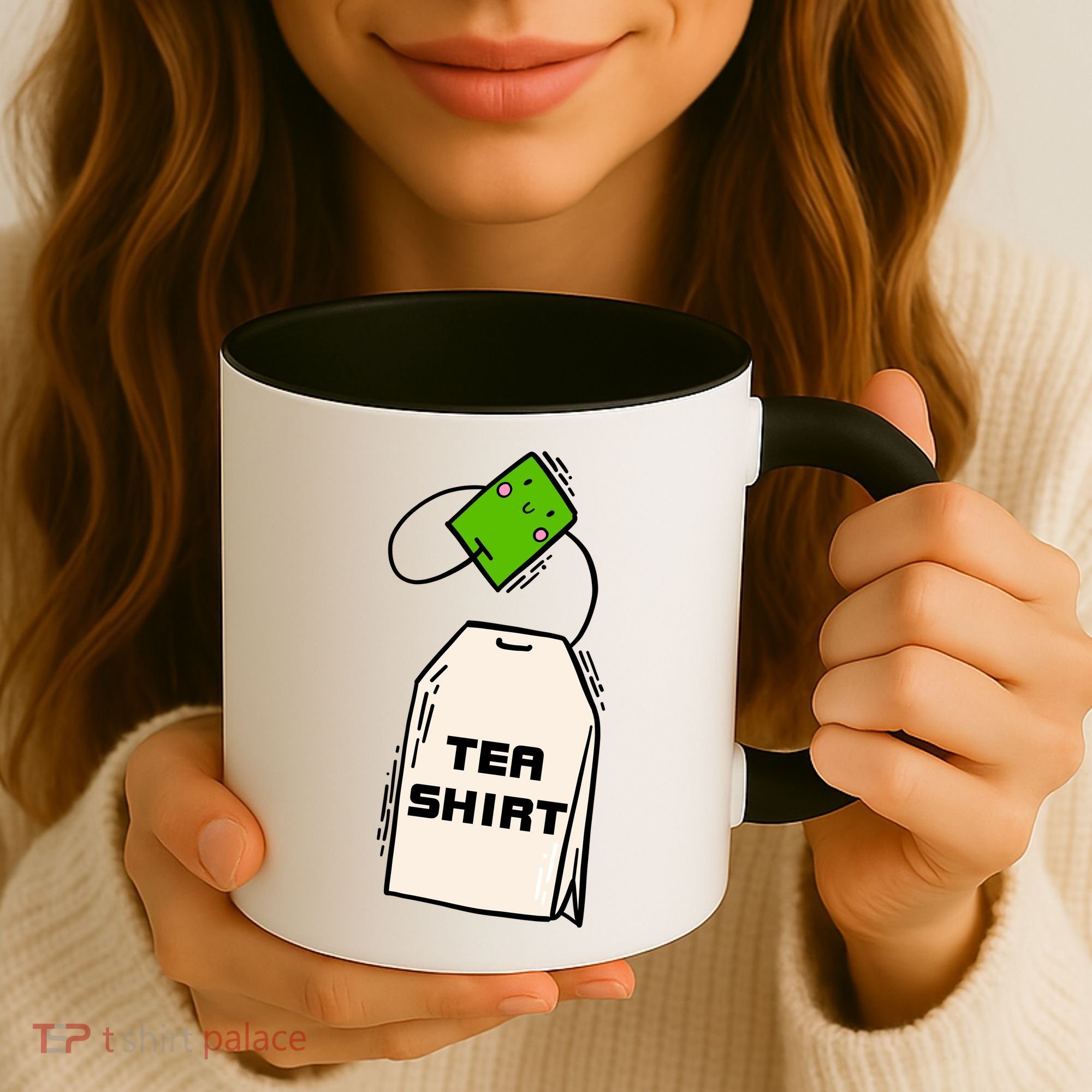 Tea Shirt Cute Tea Bag Coffee Mug