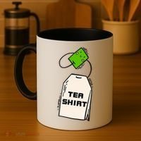 Tea Shirt Cute Tea Bag Coffee Mug thumb 4