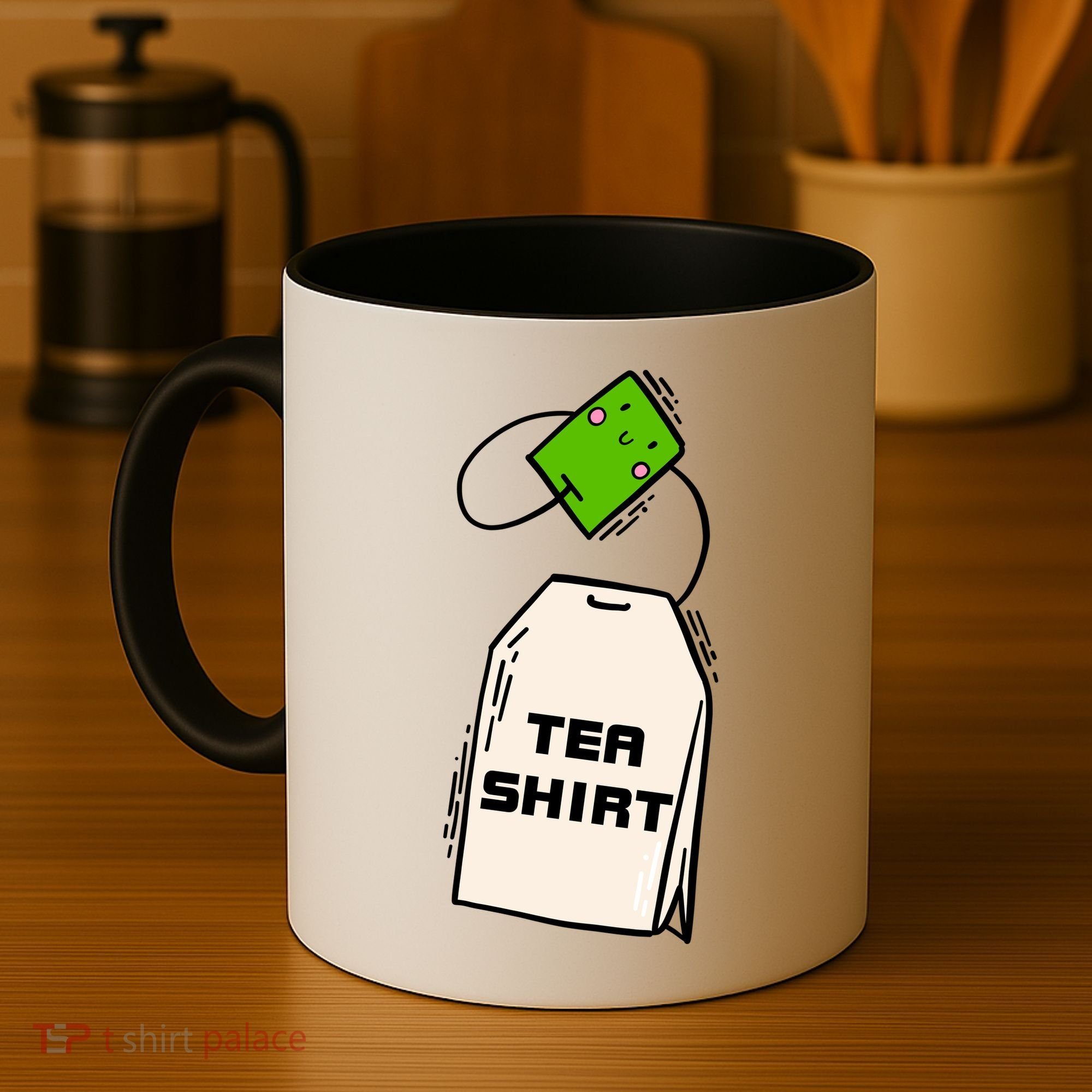 Tea Shirt Cute Tea Bag Coffee Mug