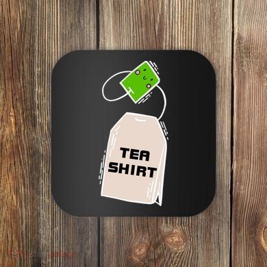 Tea Shirt Cute Tea Bag Coaster