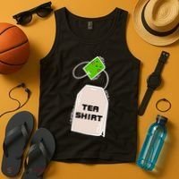Tea Shirt Cute Tea Bag Tank Top thumb 4