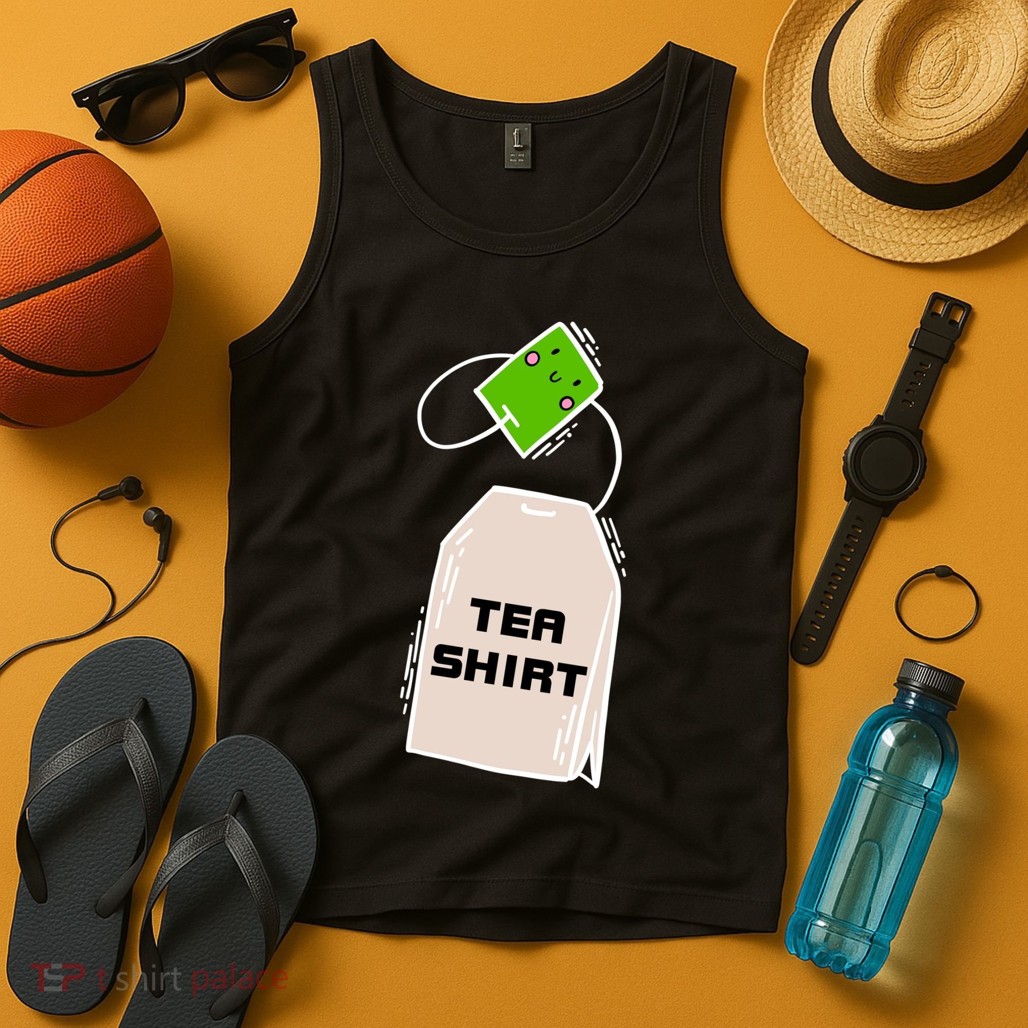 Tea Shirt Cute Tea Bag Tank Top