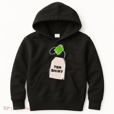 Tea Shirt Cute Tea Bag Kids Hoodie