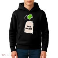 Tea Shirt Cute Tea Bag Kids Hoodie thumb 4