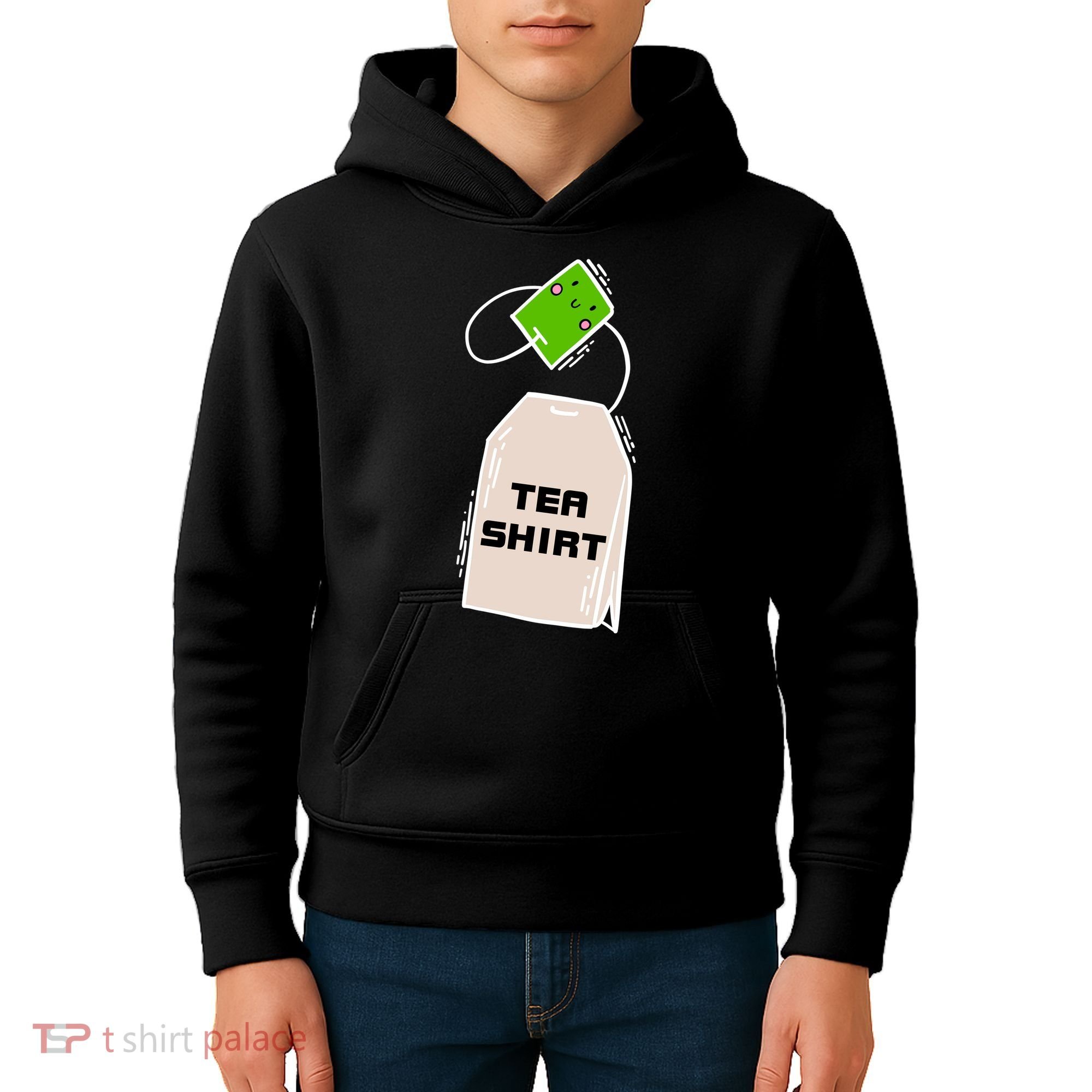 Tea Shirt Cute Tea Bag Kids Hoodie