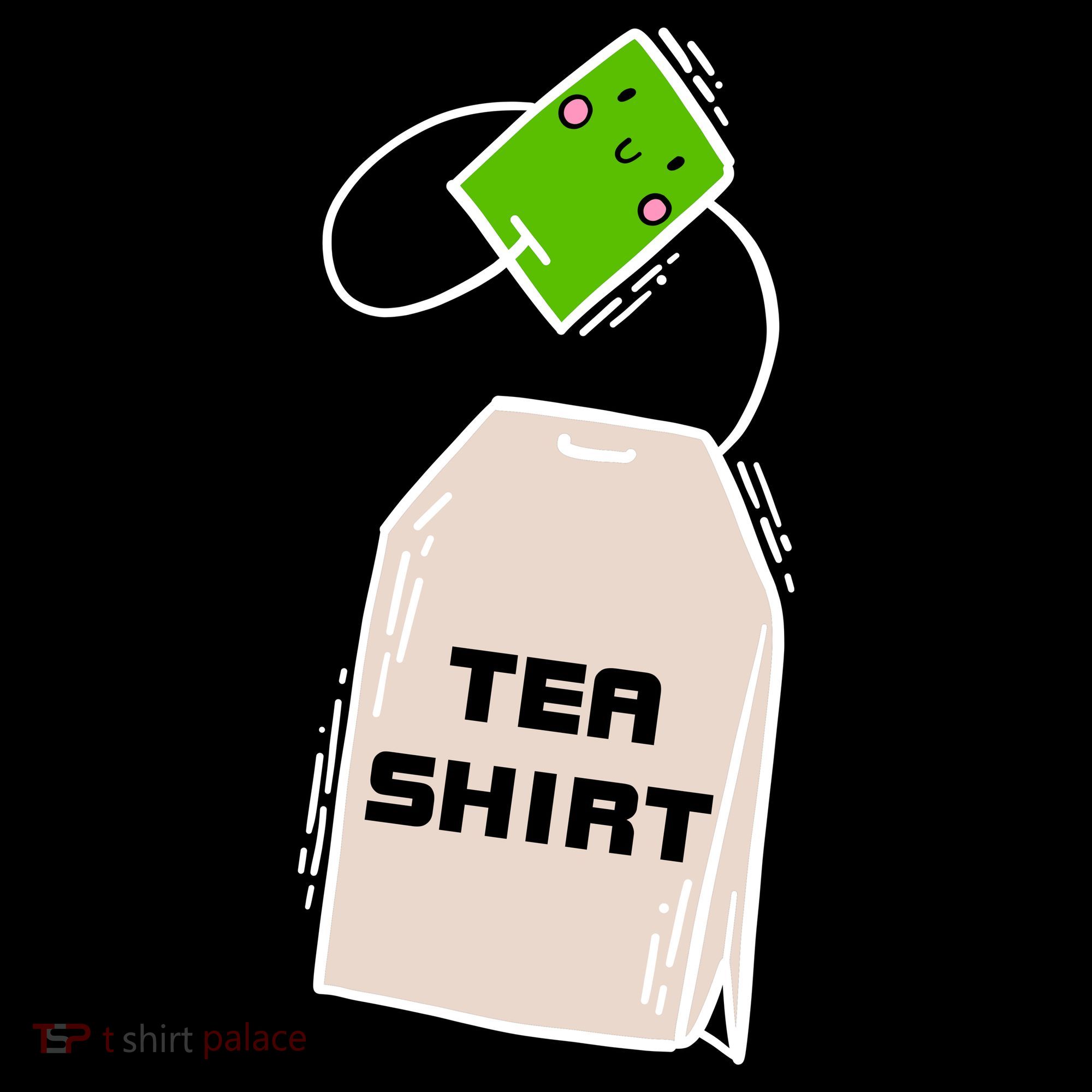 Tea Shirt Cute Tea Bag Kids Hoodie