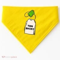 Tea Shirt Cute Tea Bag USA-Made Doggie Bandana thumb 0
