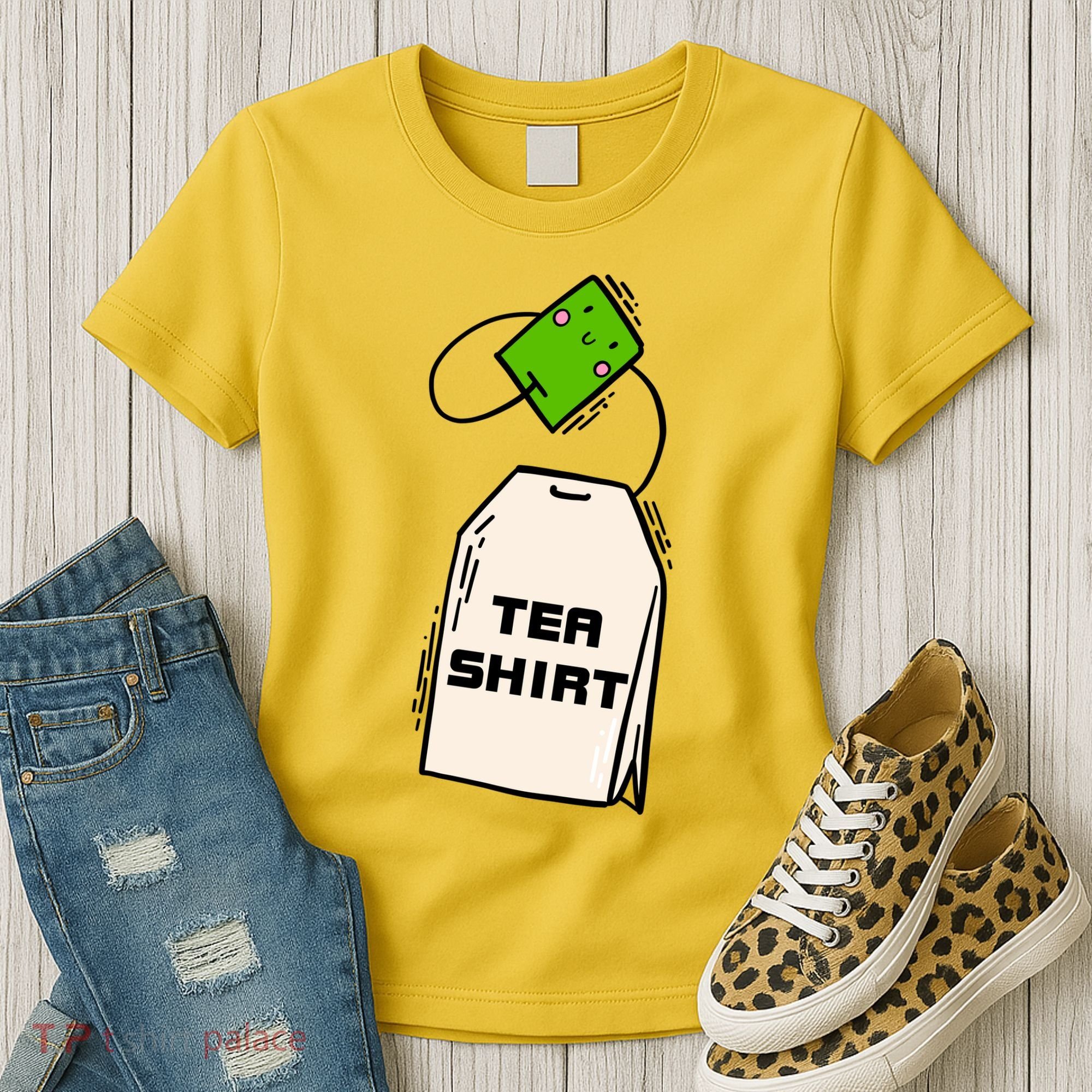 Tea Shirt Cute Tea Bag Women's T-Shirt