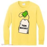Tea Shirt Cute Tea Bag Kids Long Sleeve Shirt thumb 0