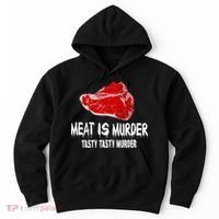 Tasty Meat Is Murder Hoodie thumb 0