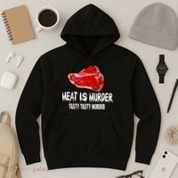 Tasty Meat Is Murder Hoodie thumb 3