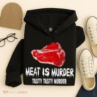 Tasty Meat Is Murder Hoodie thumb 4