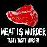 Tasty Meat Is Murder Button thumb 1