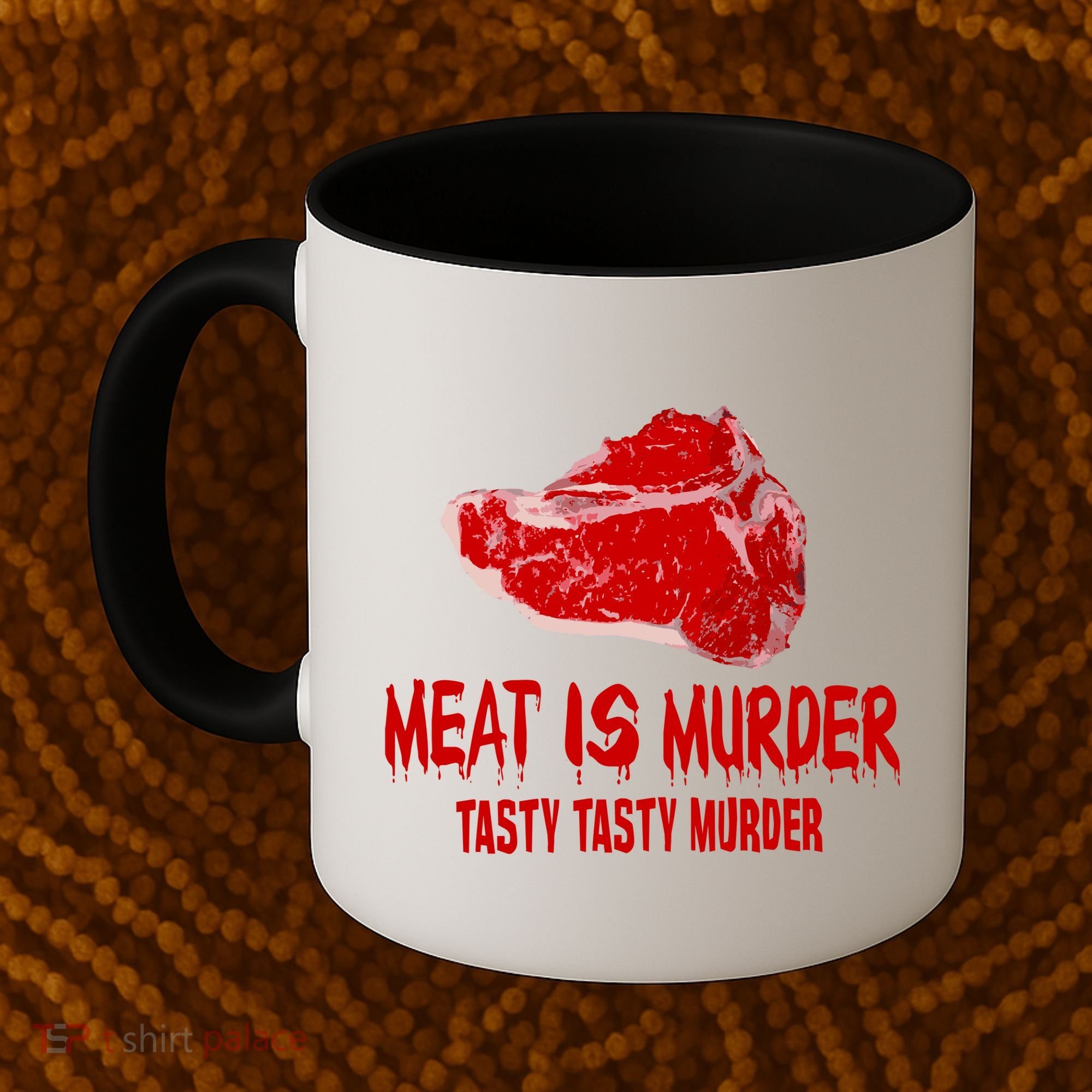 Tasty Meat Is Murder Coffee Mug
