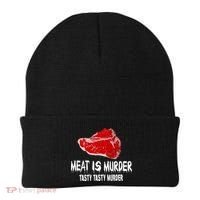 Tasty Meat Is Murder Beanie thumb 0