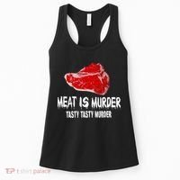 Tasty Meat Is Murder Women's Tank Top thumb 0