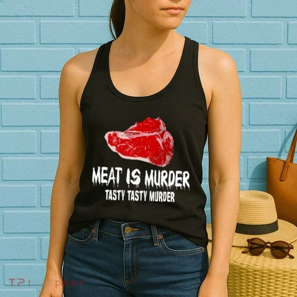 Tasty Meat Is Murder Women's Tank Top