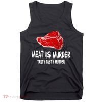 Tasty Meat Is Murder Tank Top thumb 0