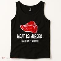 Tasty Meat Is Murder Tank Top thumb 2