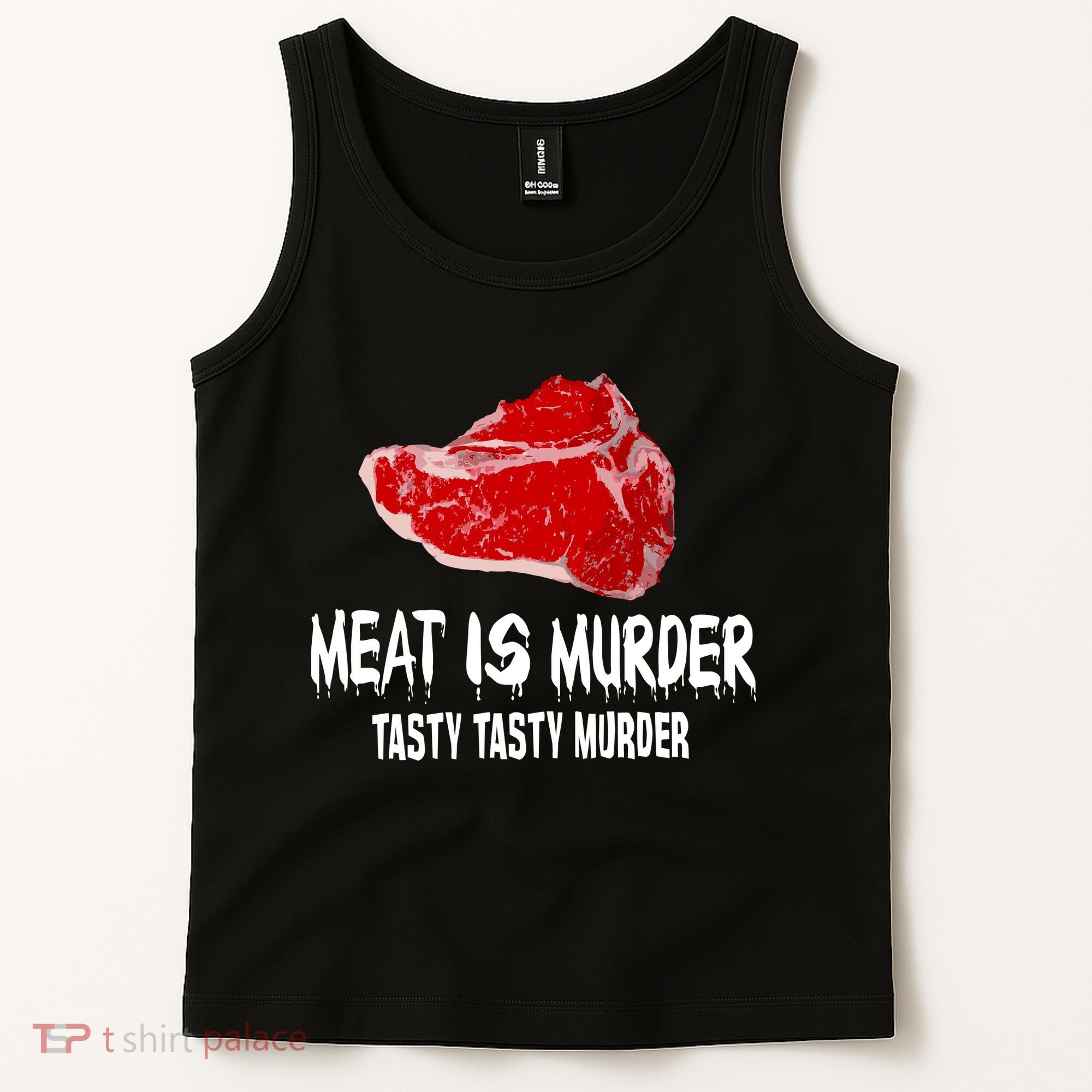 Tasty Meat Is Murder Tank Top