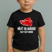 Tasty Meat Is Murder Toddler T-Shirt thumb 2