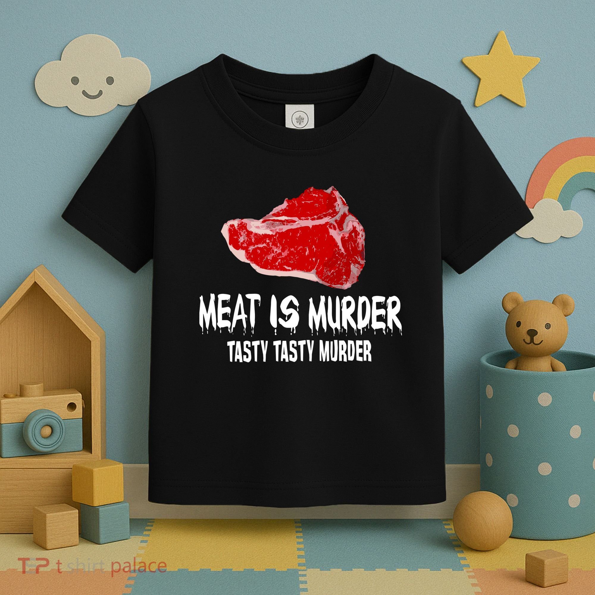 Tasty Meat Is Murder Toddler T-Shirt