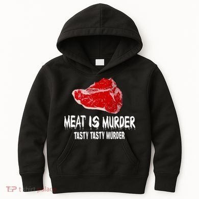 Tasty Meat Is Murder Kids Hoodie