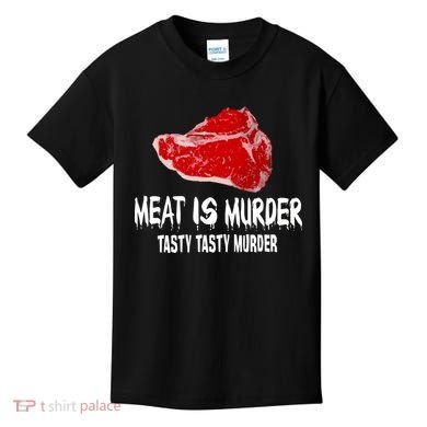 Tasty Meat Is Murder Kids T-Shirt