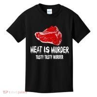 Tasty Meat Is Murder Kids T-Shirt thumb 0
