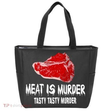 Tasty Meat Is Murder Tote Bag