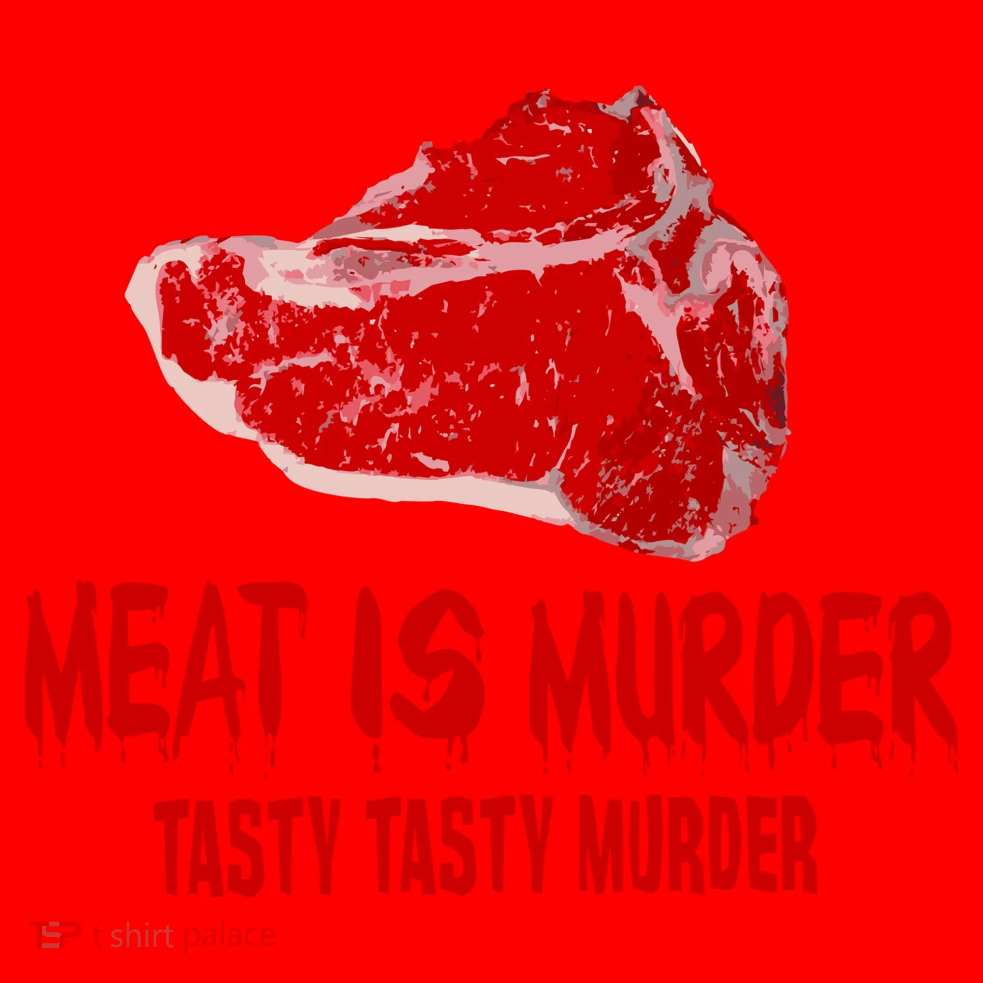 Tasty Meat Is Murder Santa Hat