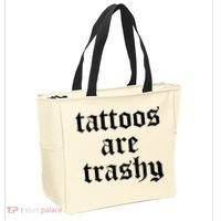 Tattoos Are Trashy Tote Bag thumb 2