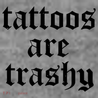 Tattoos Are Trashy Toddler Hoodie thumb 2