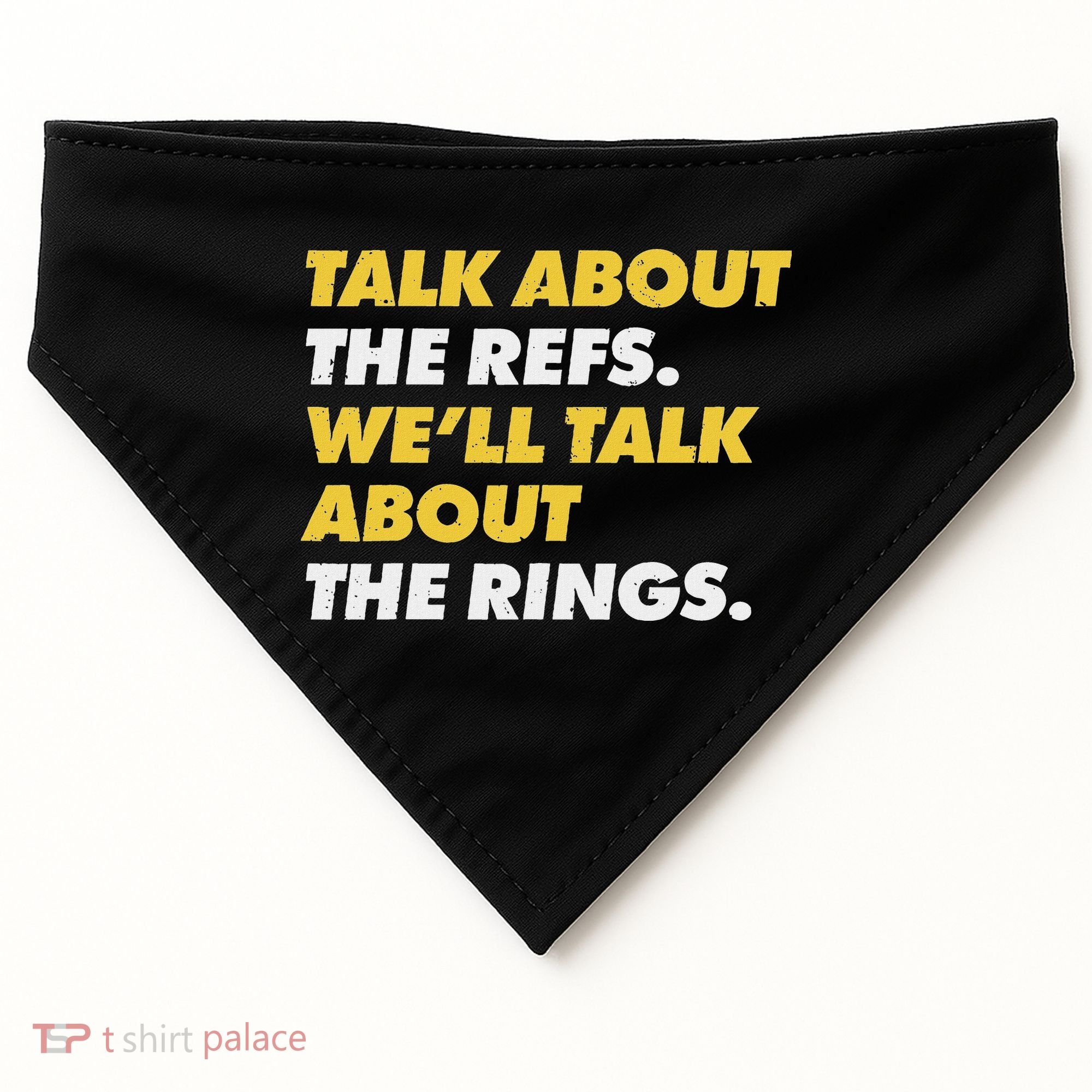 Talk About The Refs WeLl Talk About The Rings Kc Fan USA-Made Doggie Bandana