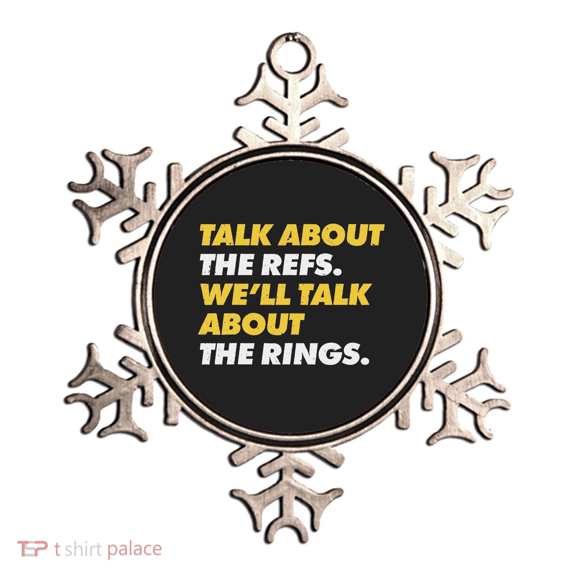 Talk About The Refs WeLl Talk About The Rings Kc Fan Ornament