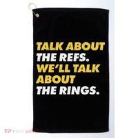 Talk About The Refs WeLl Talk About The Rings Kc Fan Golf Towel thumb 0
