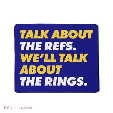 Talk About The Refs WeLl Talk About The Rings Kc Fan Mousepad