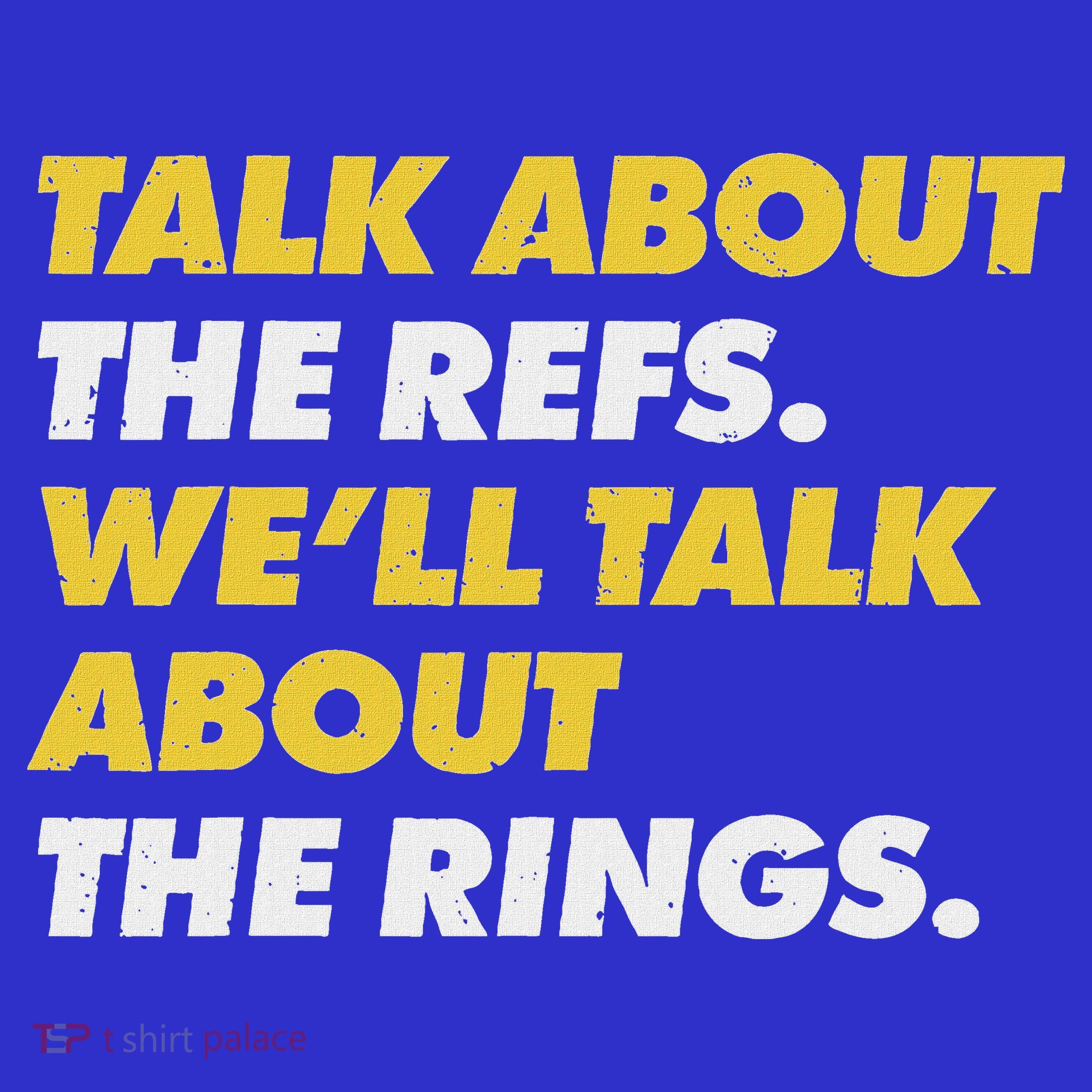 Talk About The Refs WeLl Talk About The Rings Kc Fan Women's Tank Top