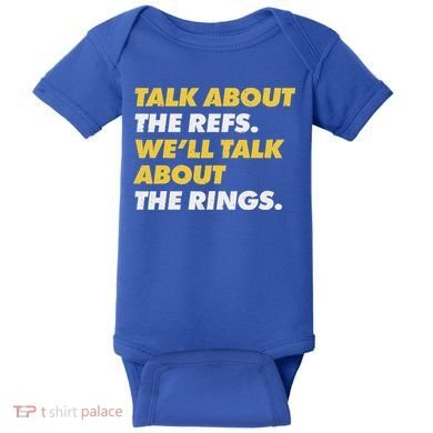 Talk About The Refs WeLl Talk About The Rings Kc Fan Baby Bodysuit