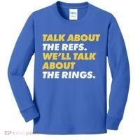 Talk About The Refs WeLl Talk About The Rings Kc Fan Kids Long Sleeve Shirt thumb 0