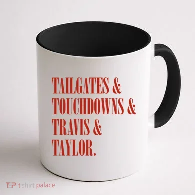 Tailgates And Touchdowns Coffee Mug back