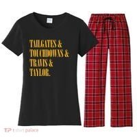 Tailgates And Touchdowns Women's Flannel Pajama Set thumb 0