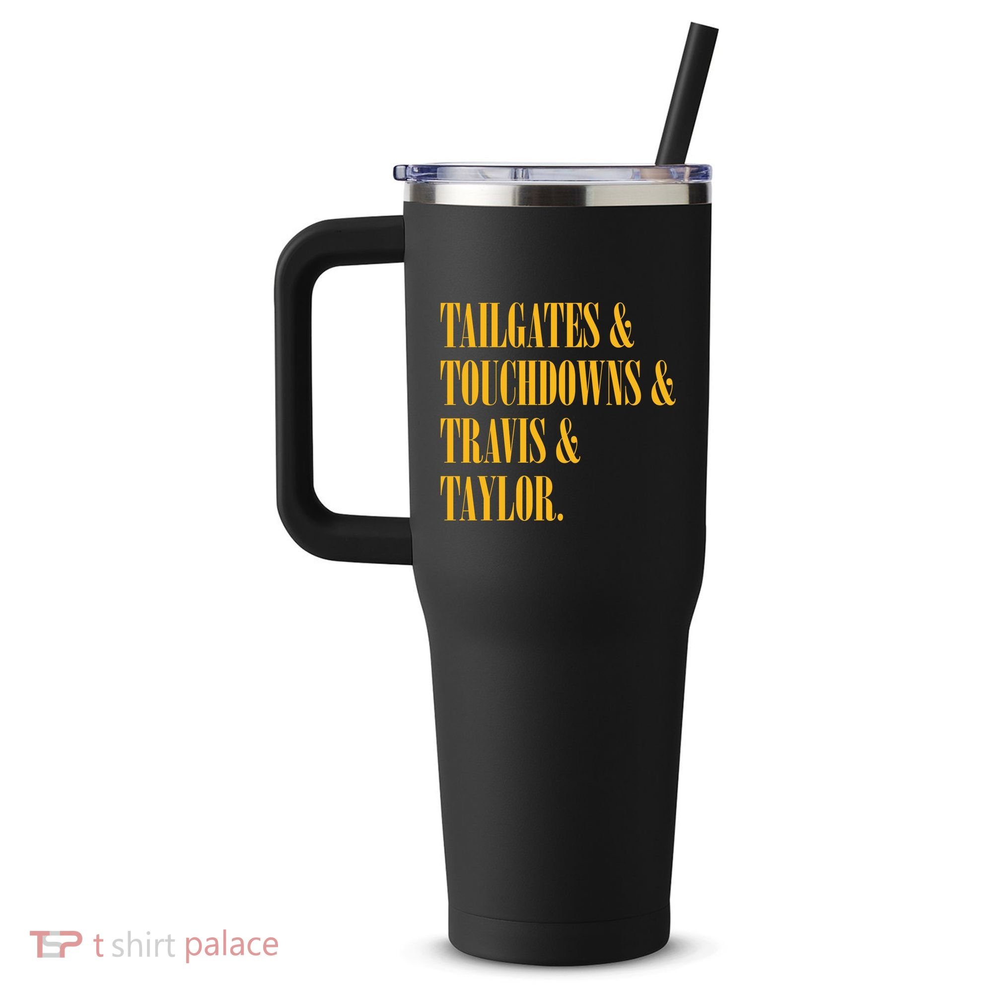 Tailgates And Touchdowns 40oz Vacuum Insulated Stainless Steel Travel Tumbler