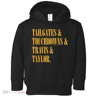 Tailgates And Touchdowns Toddler Hoodie