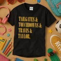 Tailgates And Touchdowns Kids T-Shirt thumb 3